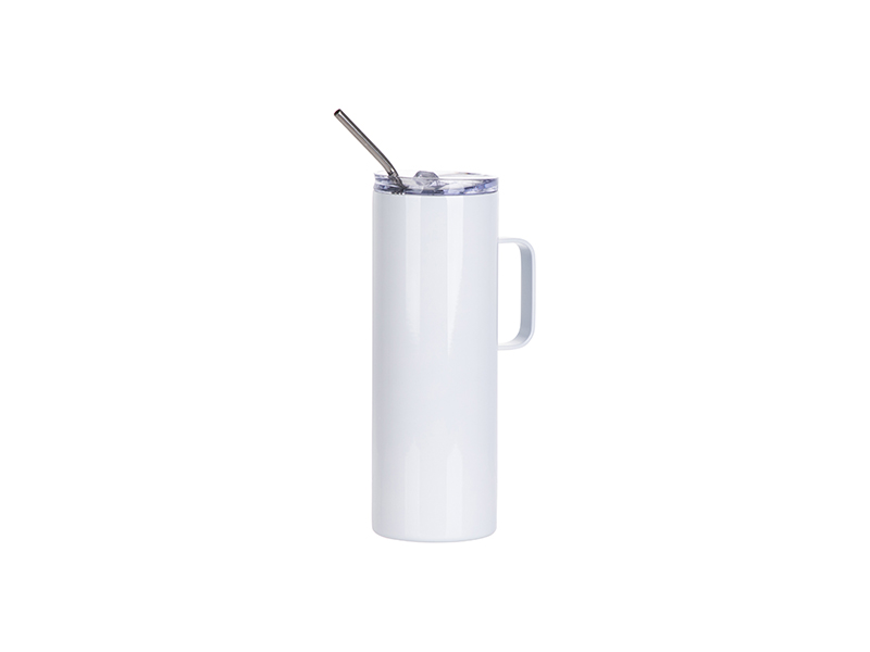 Skinny ποτήρι με λαβή και καπάκι 20oz 600ml