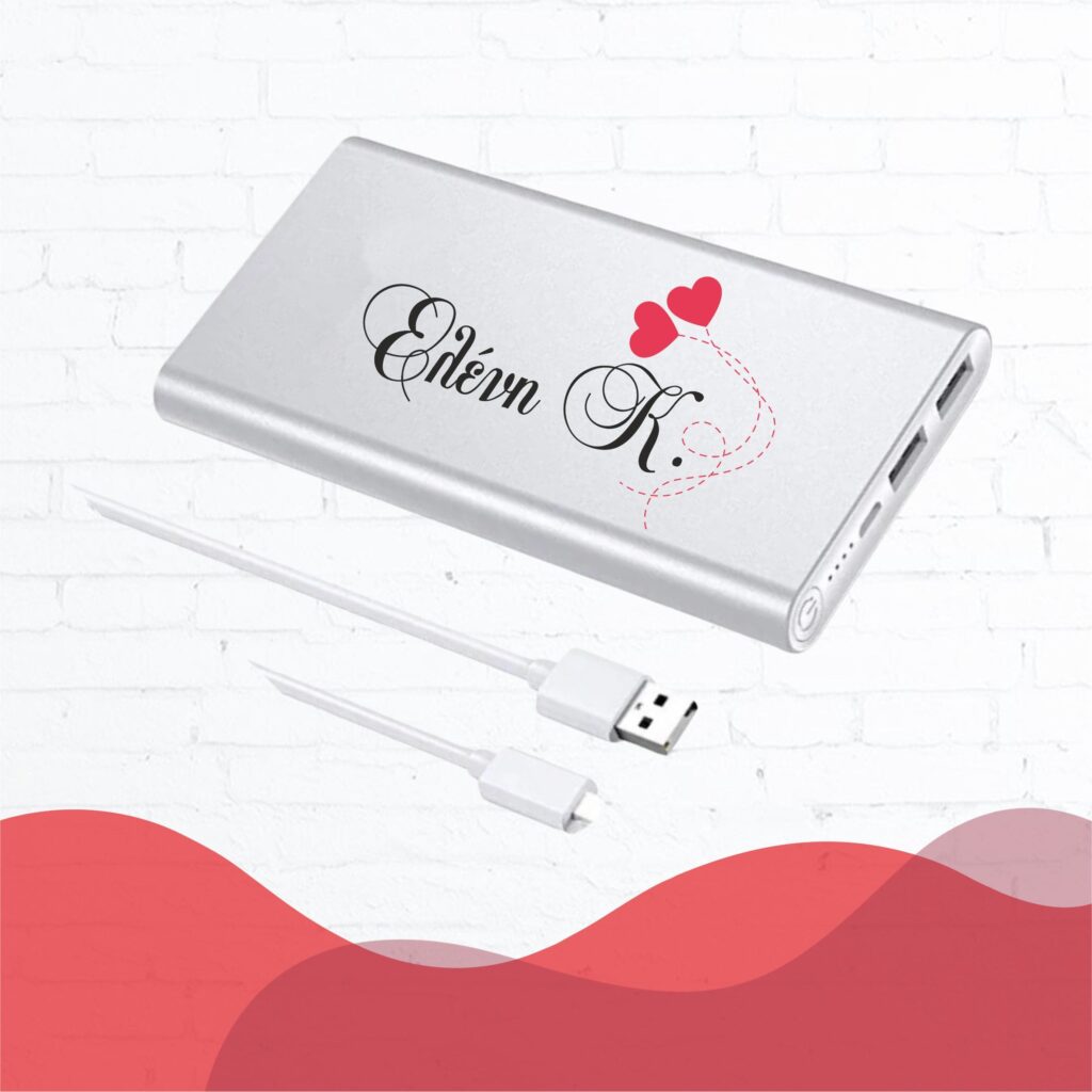Powerbank 4000mAh extra slim με δύο υποδοχές