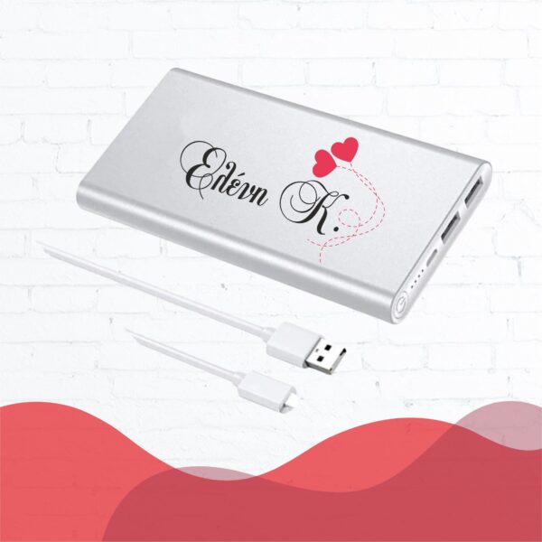 Powerbank 4000mAh extra slim με δύο υποδοχές