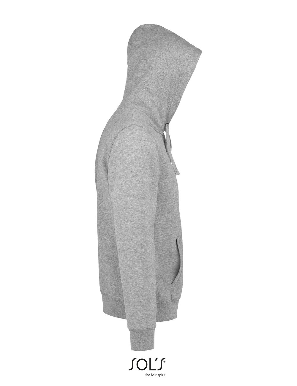 Ζακέτα ανδρική φούτερ Spike με κουκούλα