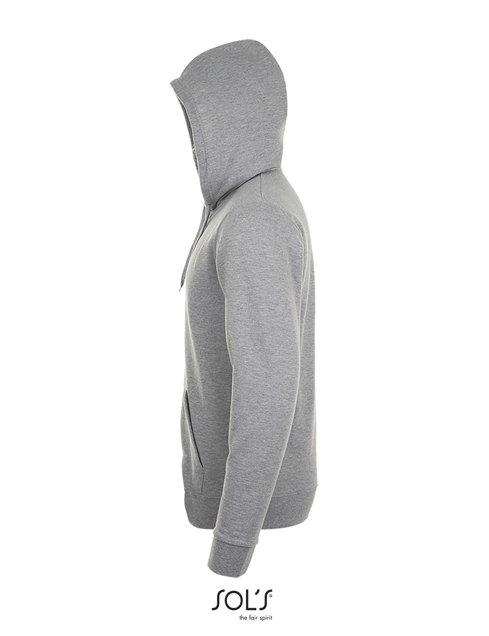 Unisex ζακέτα φούτερ Stone με κουκούλα